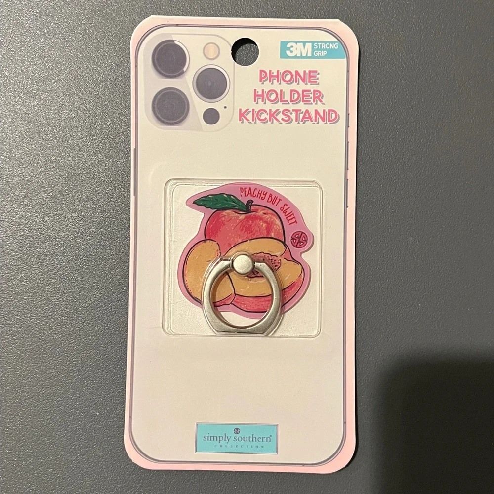 NEW Simply Southern Phone Holder Kickstand – “Peachy But Sweet” Design